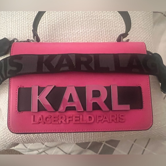 Karl Lagerfeld Bags Brand New Karl Lagerfeld Purse Pink 5 Obo
